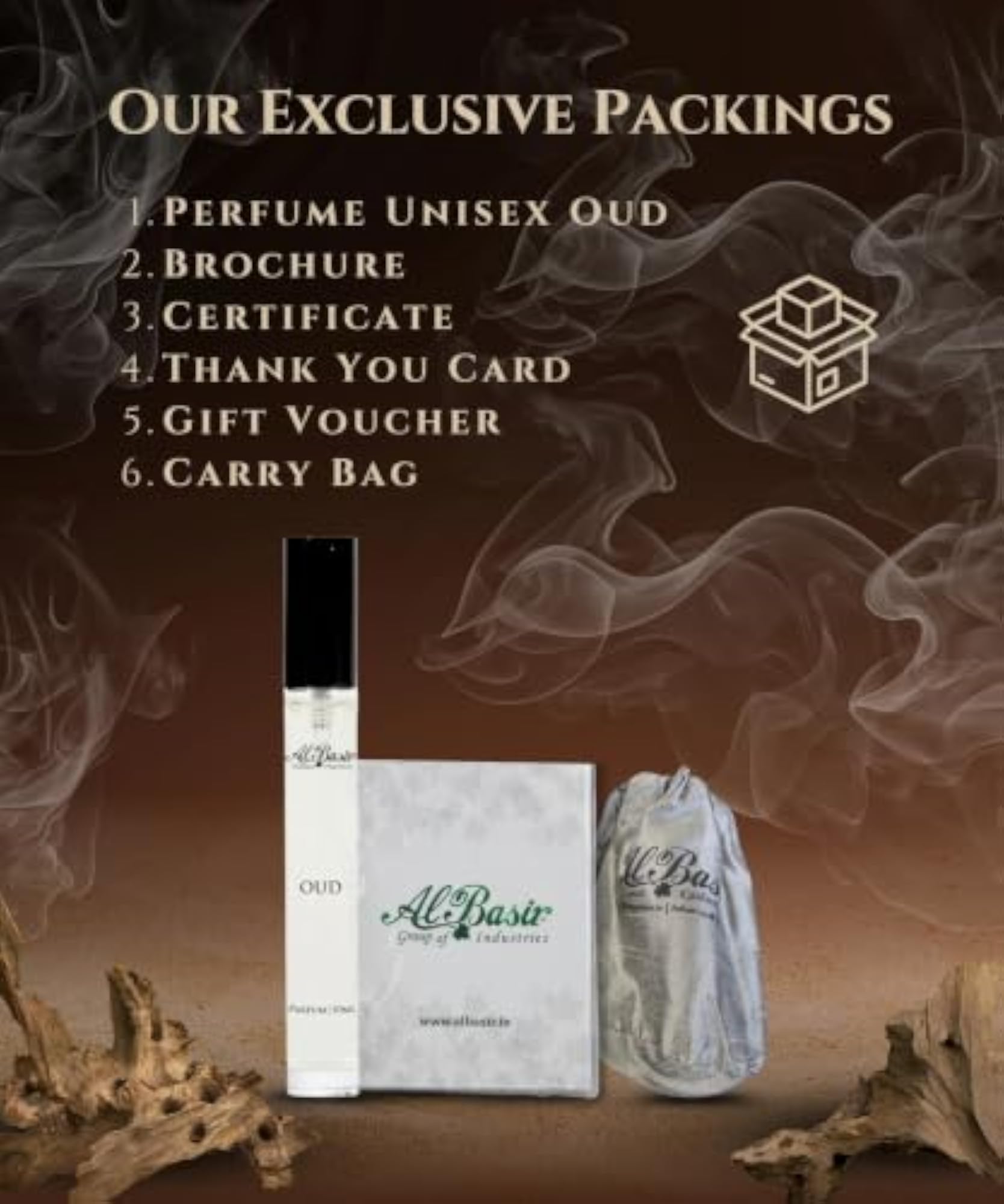 Unisex White Oud Eau de Parfum 10ml, Exotic Gift